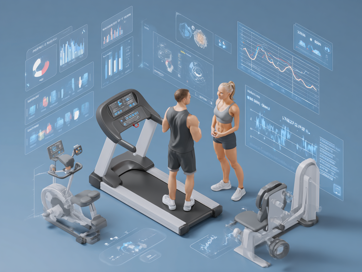 Усмихнати хора след тренировка